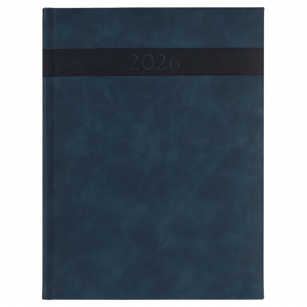 Tedenski poslovnik z datumi 2026 Moder