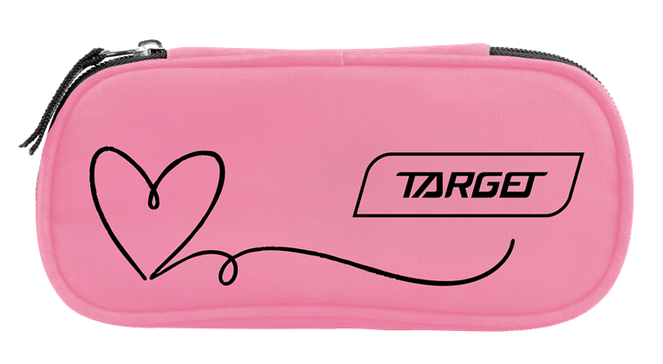 Peresnica prazna Target Compact Pink Heart