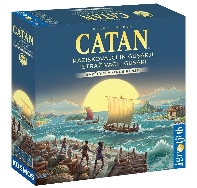 Družabna igra Catan - Raziskovalci in gusarji