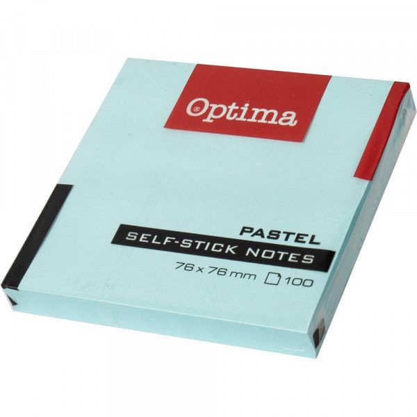 Samolepilni lističi Optima Pastel Modri 76x76 mm 