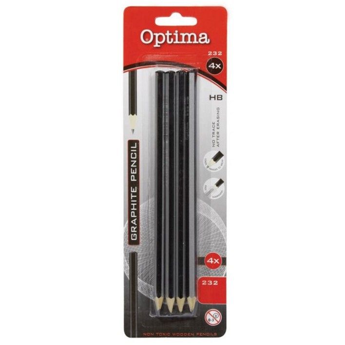 Grafitni svinčnik Optima HB 4/1