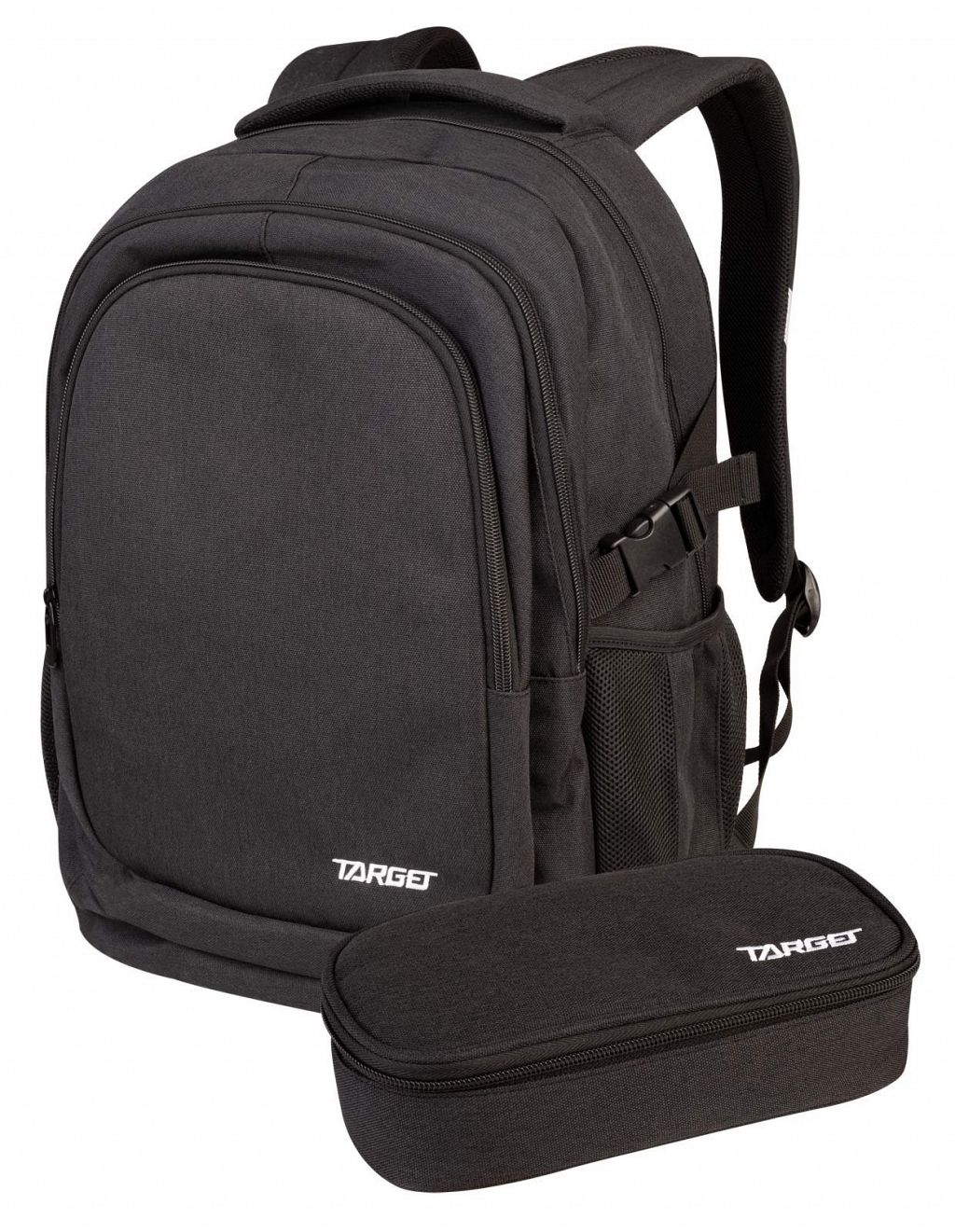 Set nahrbtnik in peresnica Target Urb-X Melange Black 2/1