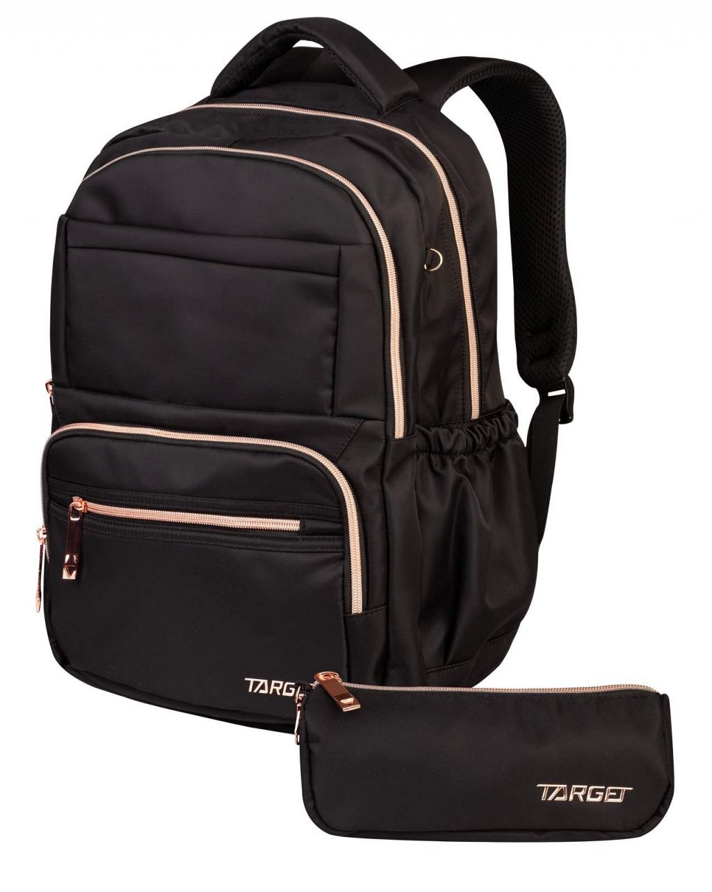 Set nahrbtnik in peresnica Target Glammer Deep Black 2/1