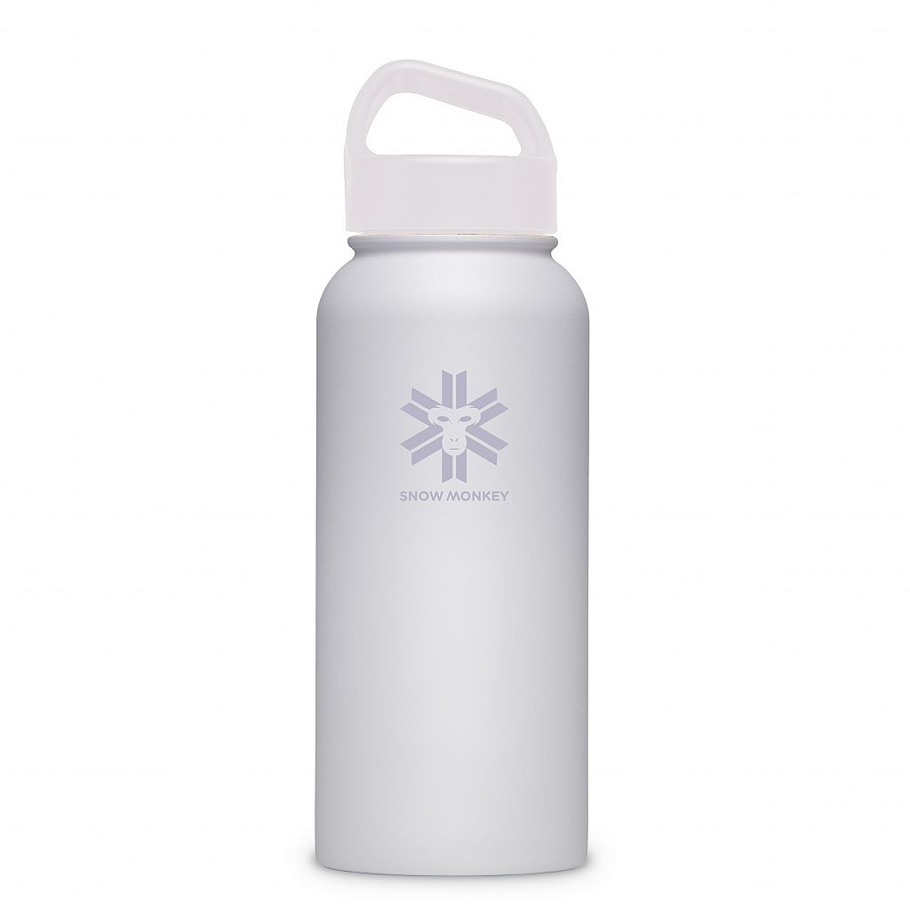 Termovka Snow Monkey Traveler 1 L Oblačno bela
