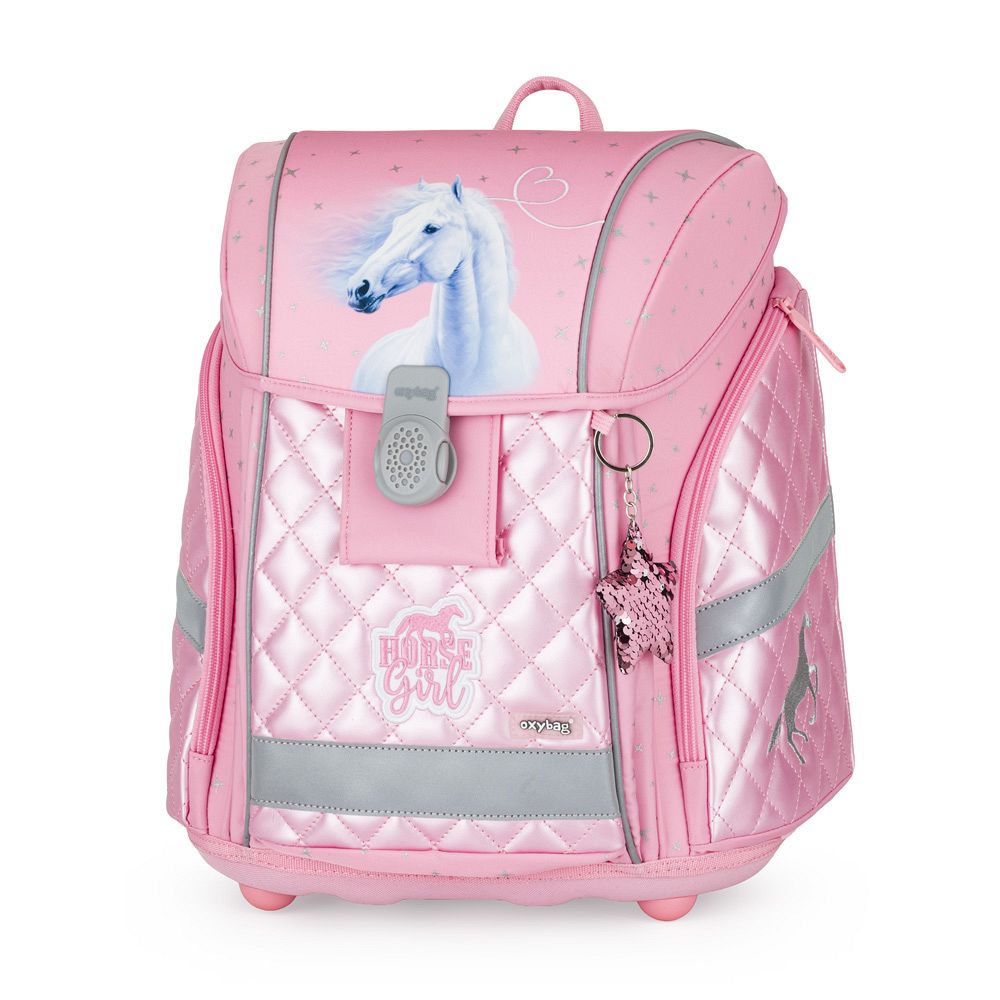 Šolska torba ABC Oxybag Premium Light Horse Romantic