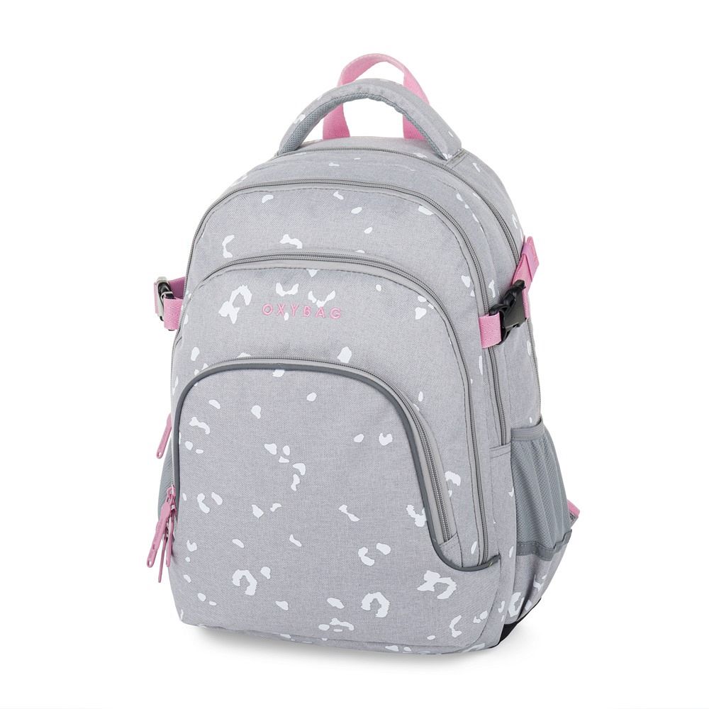 Šolski nahrbtnik Oxybag Scooler Grey Geometric