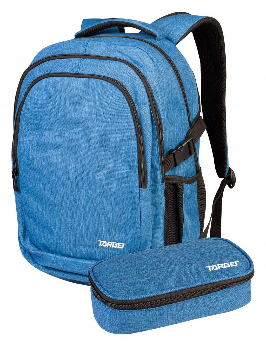 Set nahrbtnik in peresnica Target Urb-X Melange Blue 2/1