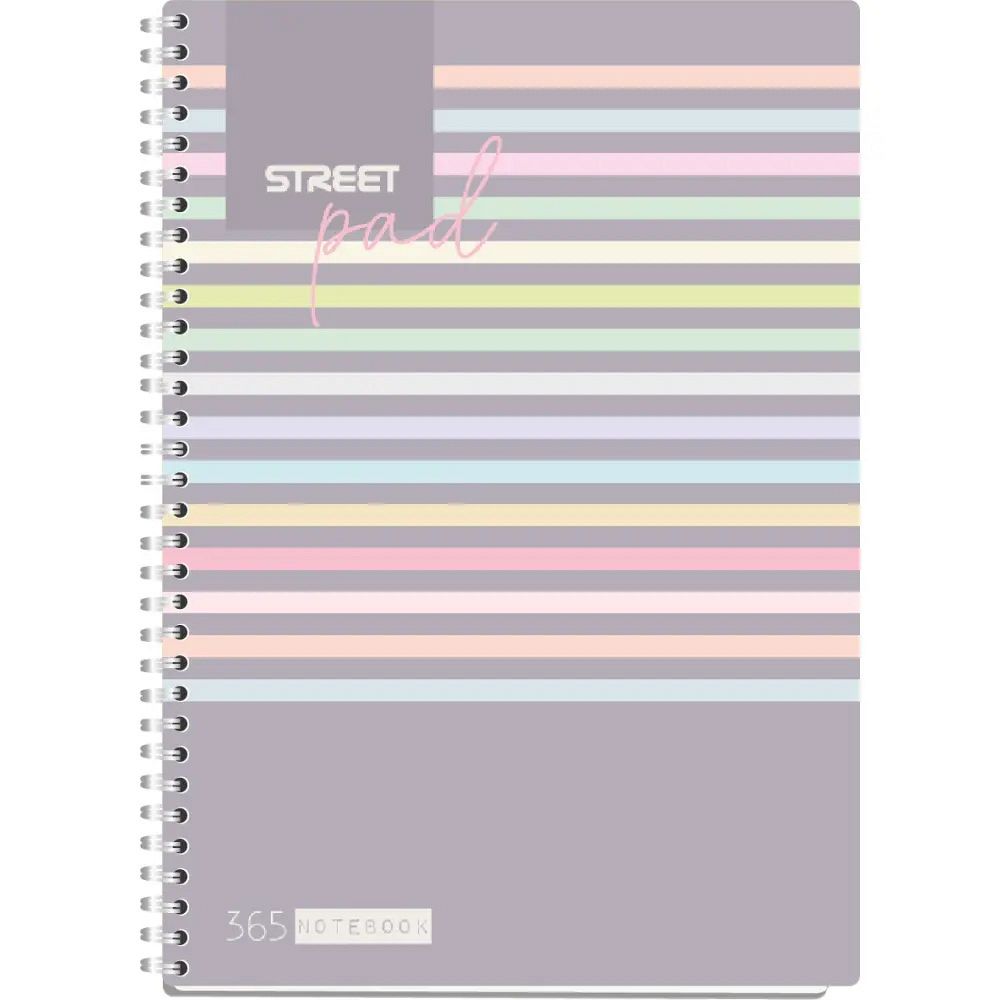 Spiralni blok A4 karo S.PAD Stripes 