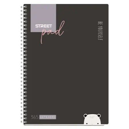 Spiralni blok A5 črte S.PAD Colorful 