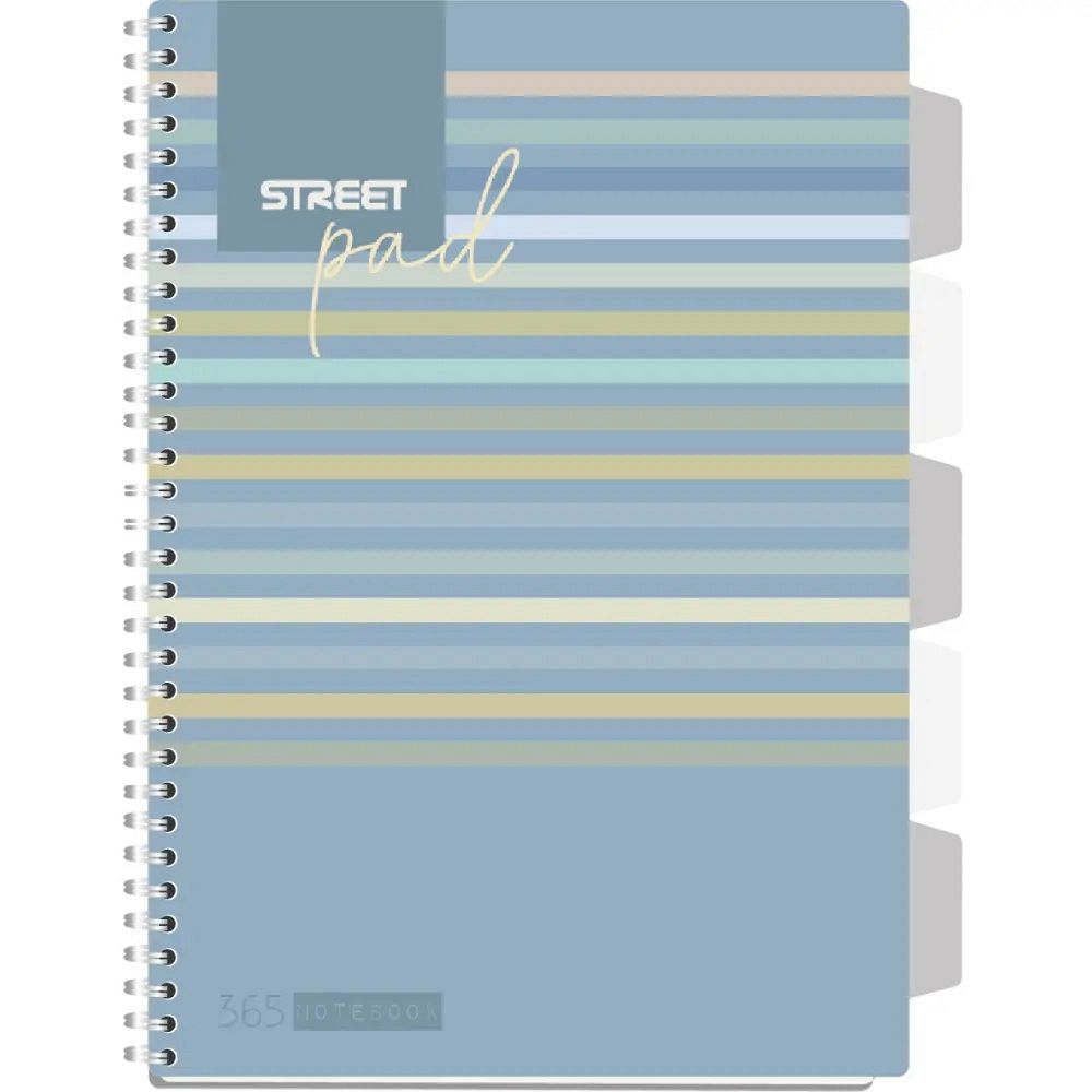 Spiralni blok A4 karo S.PAD Lines s pregradami