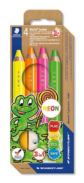 Barvice Staedtler Noris Junior Neon 4/1