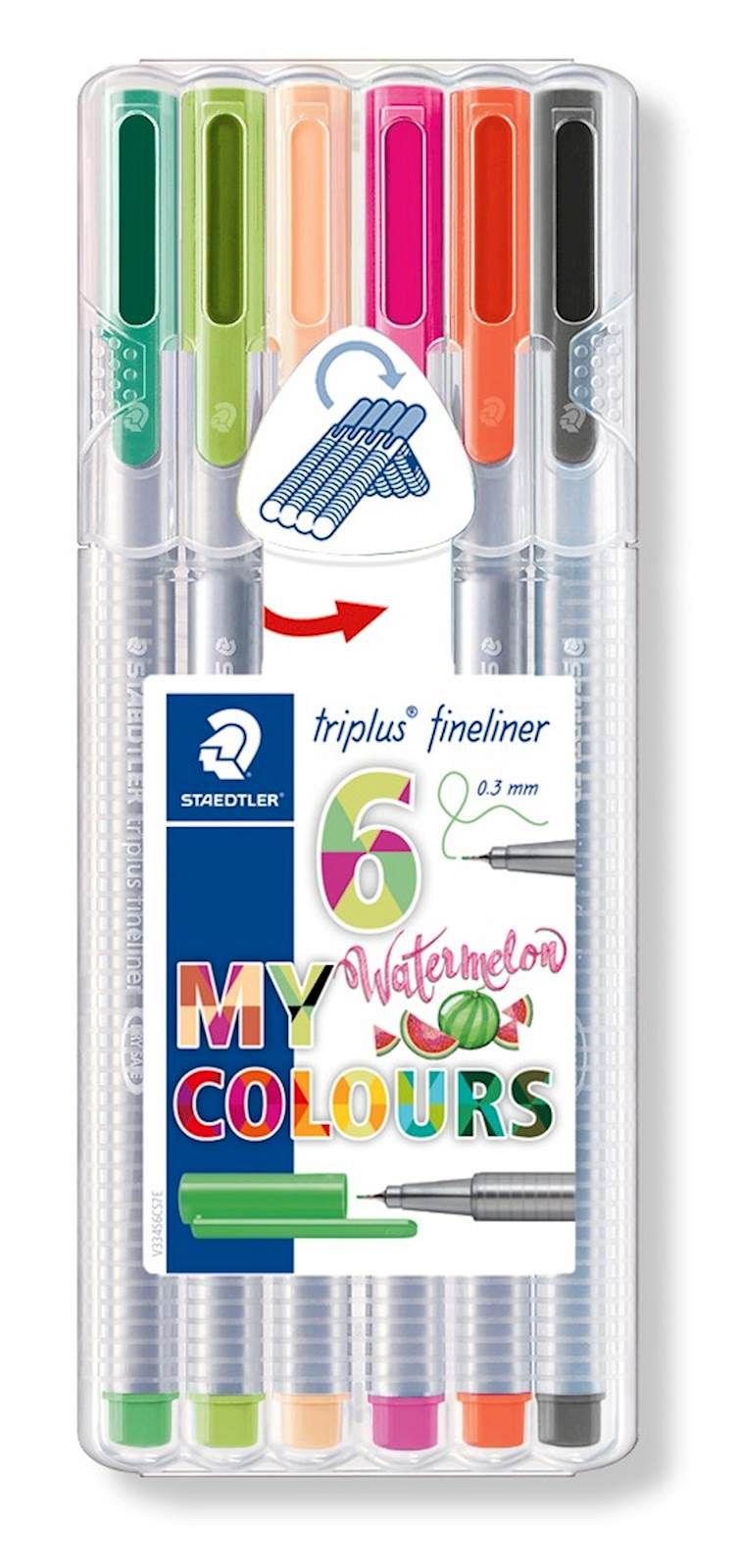 Fineliner Staedtler Triplus 6/1 PVC