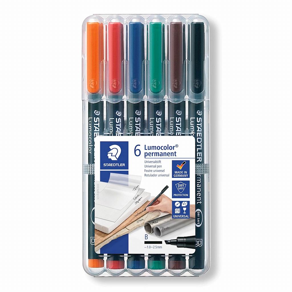 Flomastri Staedtler Lumocolor B 6/1 