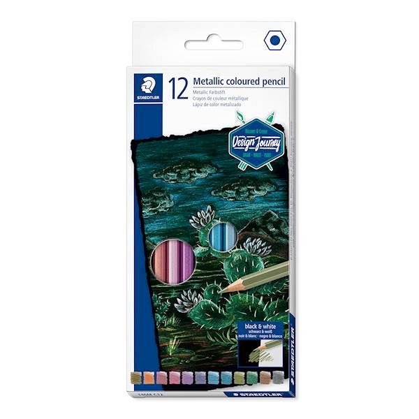 Barvice Staedtler Akvarel Design Journey 12/1 v kartonski škatli