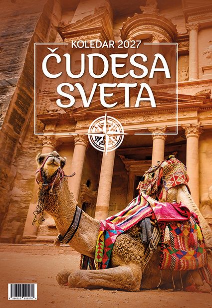 Koledar stenski 2027 JM Čudesa sveta