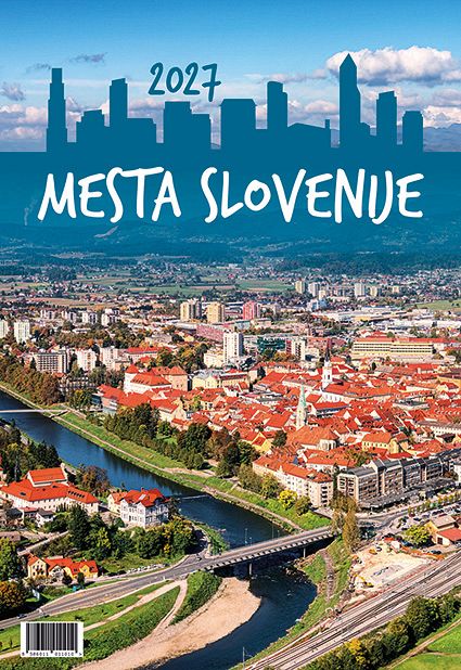 Koledar stenski 2027 JM Mesta Slovenije