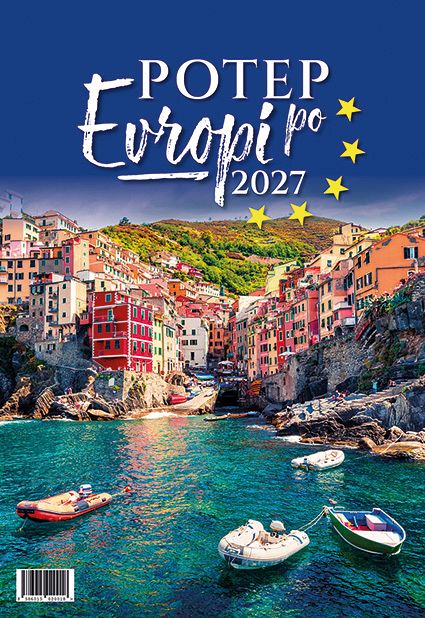 Koledar stenski 2027 JM Potep po Evropi