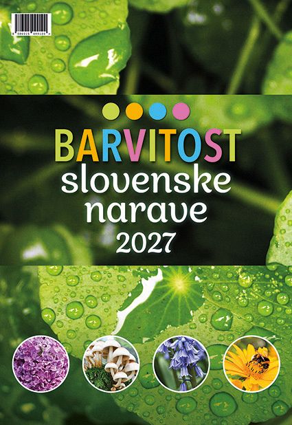 Koledar stenski 2027 JM Barvitost slovenske narave