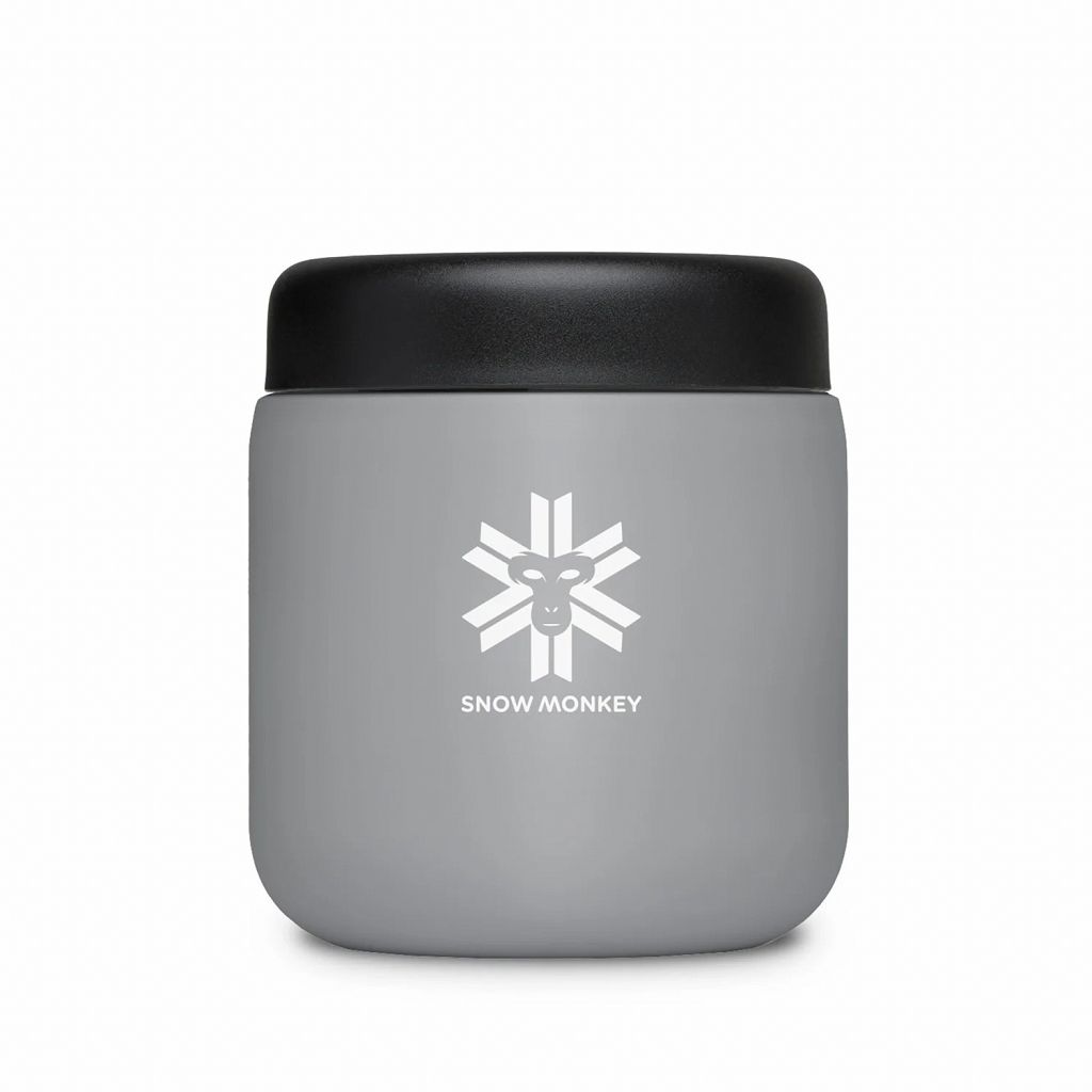 Termo posoda Snow Monkey Foodie Midi 0.48 L Svetlo siva