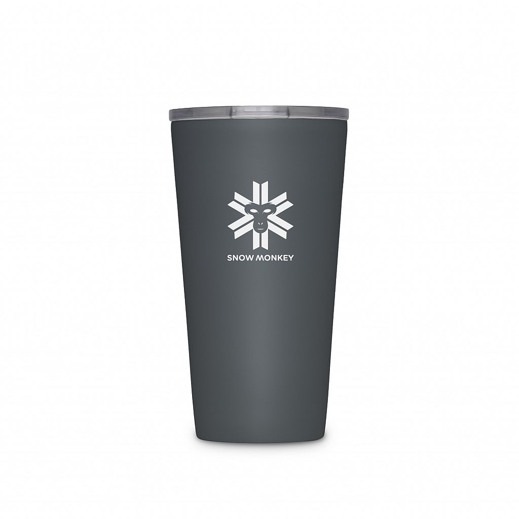 Termo lonček Snow Monkey Enjoyer 0.47 L Granit