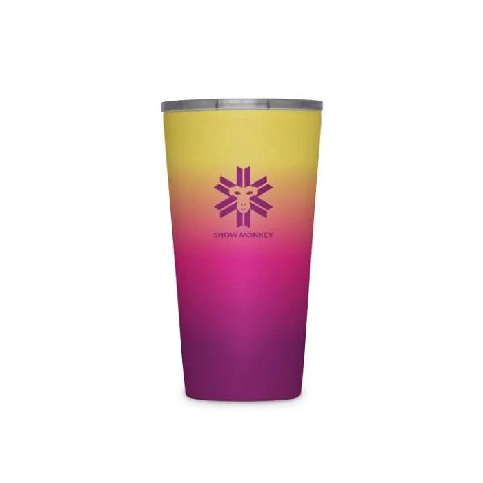 Termo lonček Snow Monkey Enjoyer 0.47 L Sunset Glow