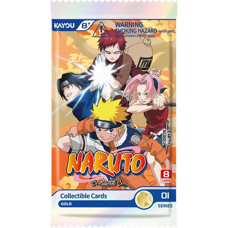 Zbirateljske Gold Booster karte Naruto Smriti Earth Scroll
