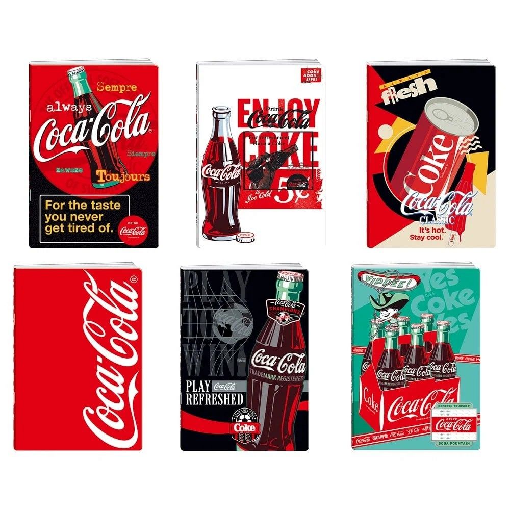 Zvezek A5 črte Best Buy Coca Cola 50L