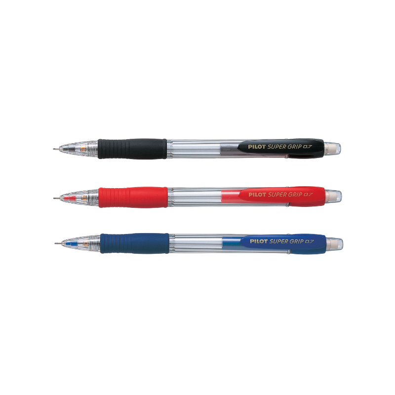 PILOT Super Grip Druckbleistift — Neonblau, 0,7 Mm, Mit Radierer