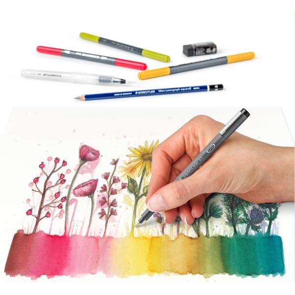 Akvarelni set Floral Watercolour Staedtler Design Journey