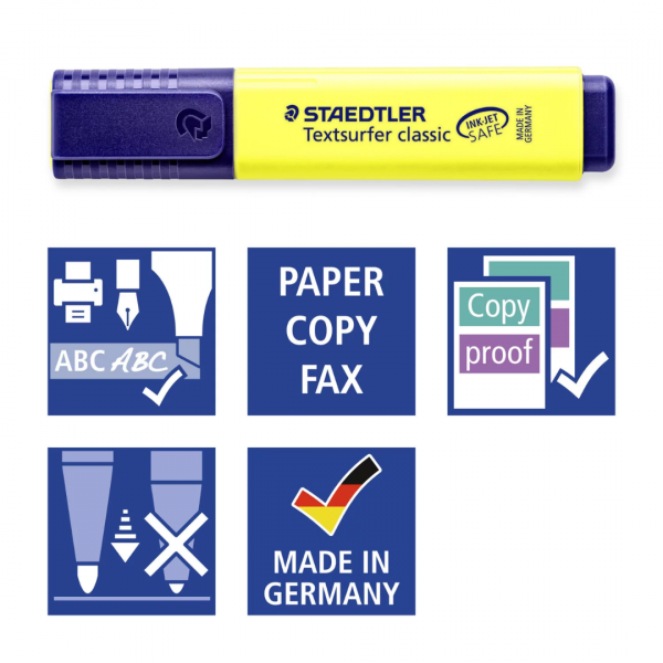 Označevalec teksta Staedtler Classic več barv