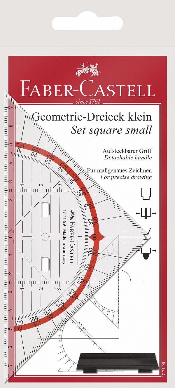 Geotrikotnik FC z držalom 14cm