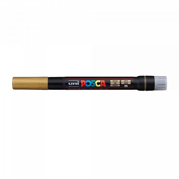 Marker Posca Brush PCF-350 Zlat