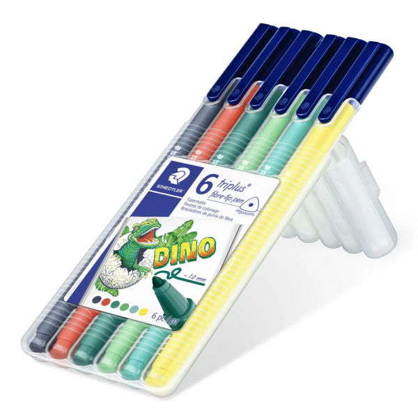 Flomastri Staedtler Triplus Dinosaurus 6/1 PVC