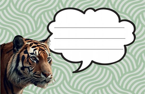 Etikete za zvezke Street Animals Wild 10/1