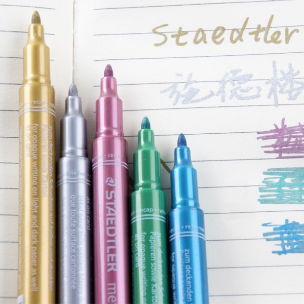 Set flomastrov in fineliner Staedtler Metallic