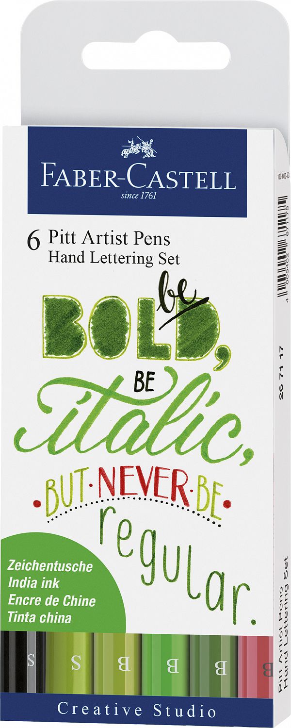 Set pisal FC Pitt Lettering Bold 6/1