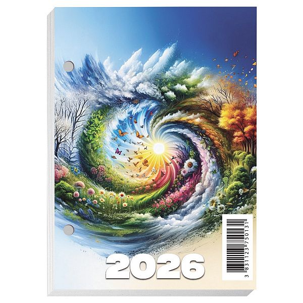 Vložek za namizni koledar pleksi - tedenski 2026