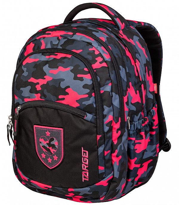 Nahrbtnik Target 2v1 Curved Camouflage Pink