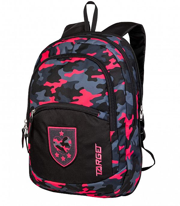 Nahrbtnik Target 2v1 Curved Camouflage Pink