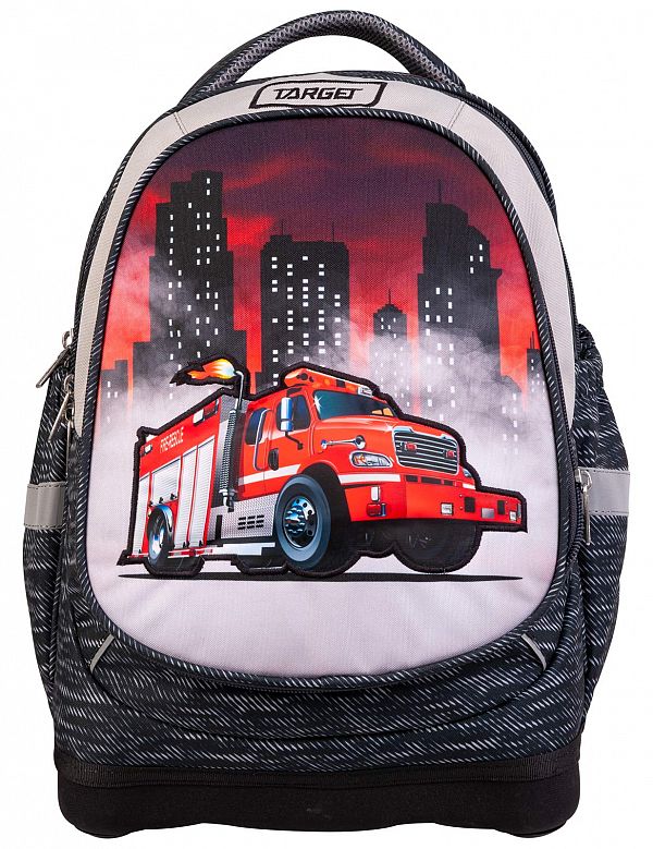 Šolska torba Target Superlight 2 Face Petit Firetruck/Police