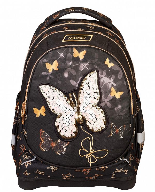 Šolska torba Target Superlight Petit Gold Butterfly