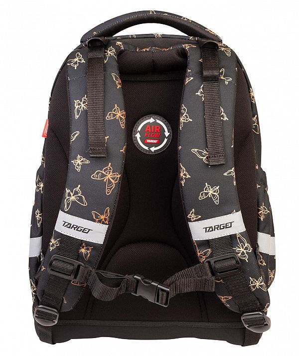 Šolska torba Target Superlight Petit Gold Butterfly