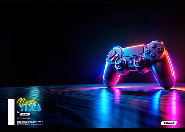 Zvezek A4 črtasti Neon Vibes Power 54L