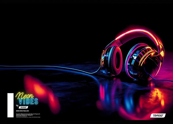 Zvezek A4 črtasti Neon Vibes Power 54L