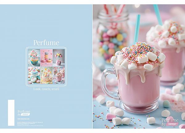 Zvezek A4 1cm karo Target Perfume 54L