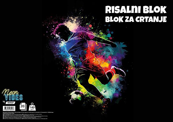 Risalni blok A3 Target 20L Neon Vibes