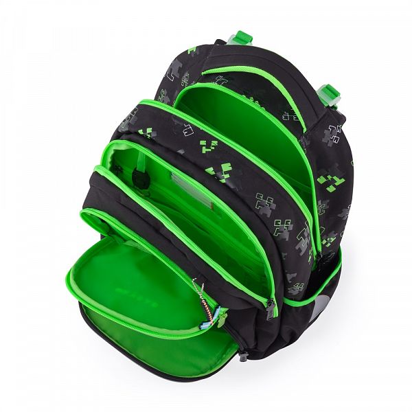 Šolska torba Oxybag Next Green Cube