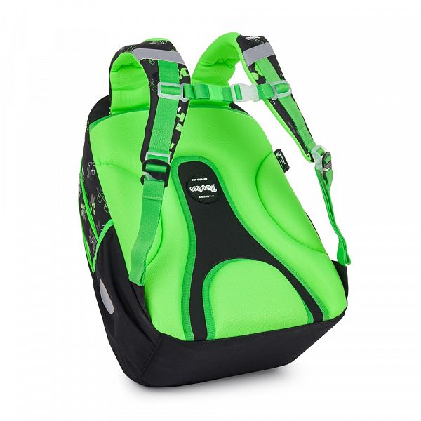Šolska torba Oxybag Next Green Cube