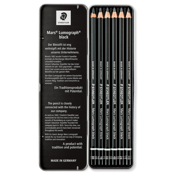 Svinčniki Staedtler Lumograph Black 6//1