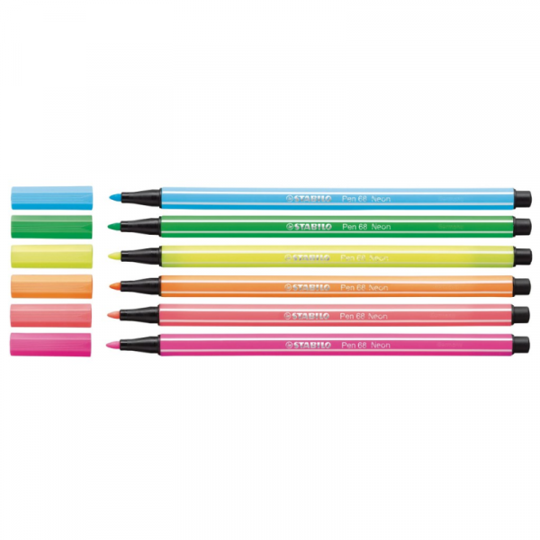 Flomastri Stabilo Pen 68 6/1 Neon